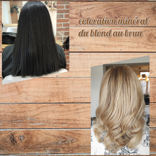 Une coloration minérale pour passer du blond au brun